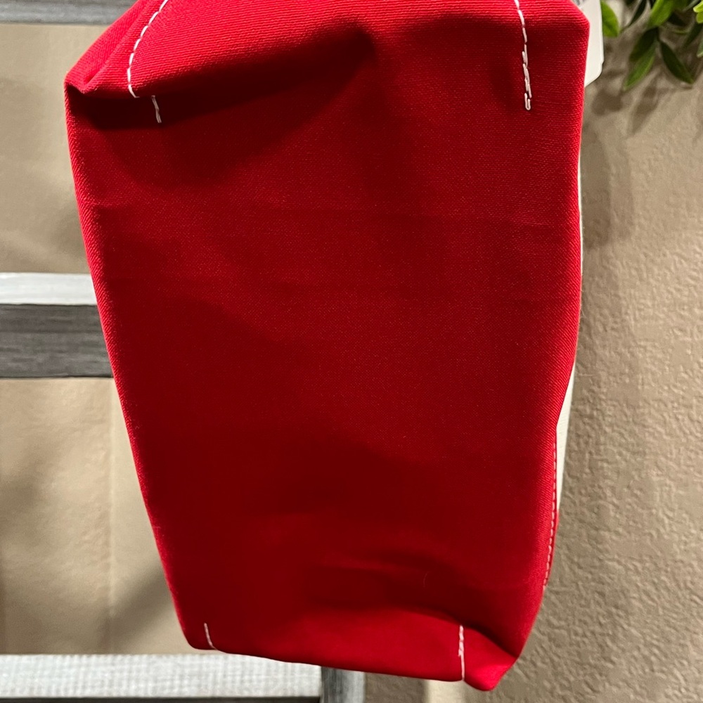 LL Bean Boat & Tote Medium Zip Top Red - Picture 11 of 13